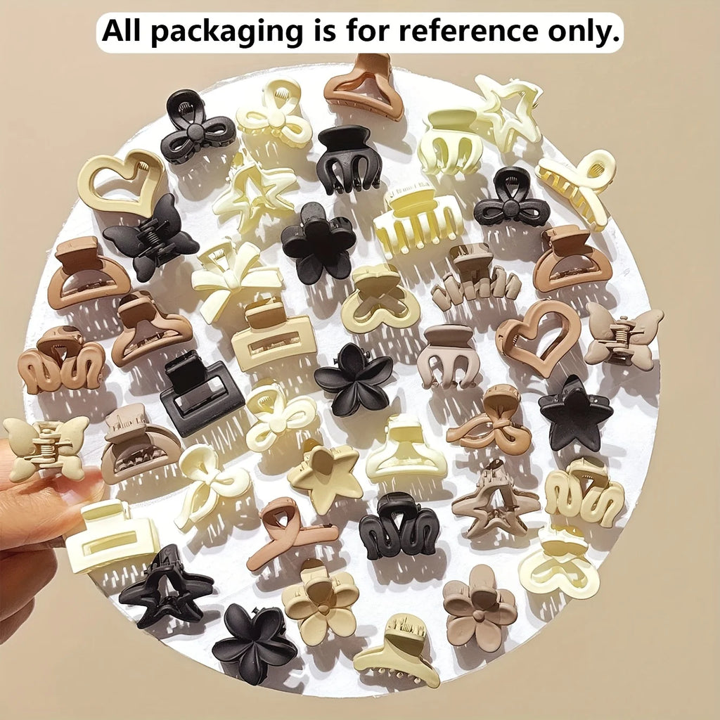 10/20/30PCS Beige Mixed Pack Small Clips, Cute Girl Accessories - Perfect for Daily Use, Special Occasions, or Travel Gifts Qme