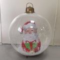 24 Inch Inflatable Christmas Balls Outdoor Christmas Decorations with Lights PVC Giant Inflatable Christmas Balls Holiday Decor Qme A 60cm