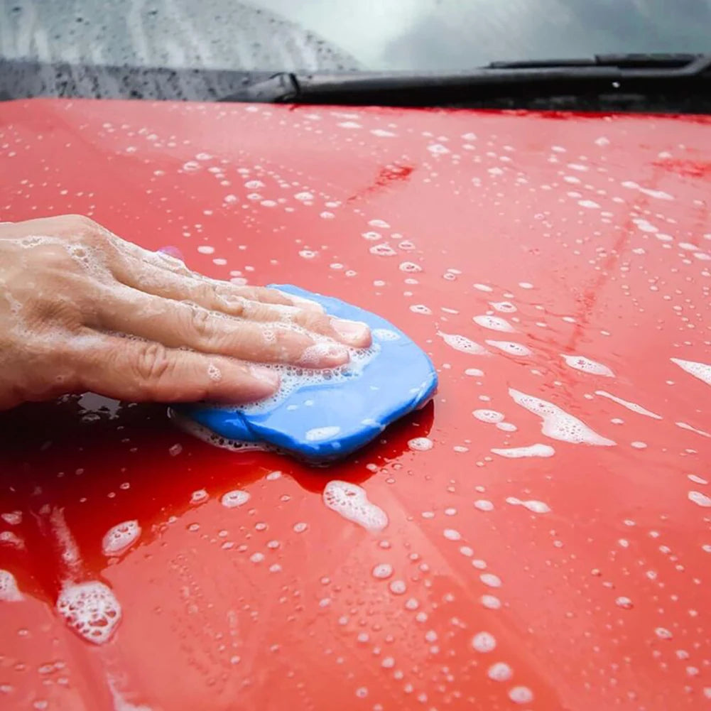 Blue Car Plasticine Car Detailing Cleaning Magic Clay Bar Auto Washing Super Clean Car Paint Maintenance Cleaning Supplies Qme