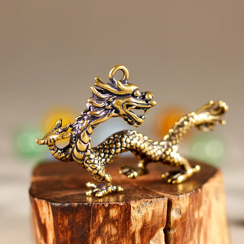 Copper Mythical Animal Miniature Home Decoration Crafts Qme