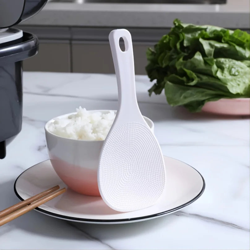 1pc Plastic Rice Paddle Spoon, Anti-Scald, Non-Stick And Easy To Clean Qme