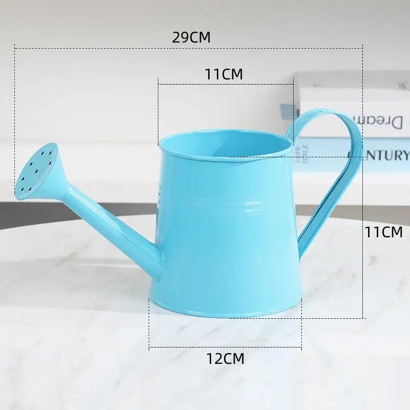 Metal Watering Can Garden Flower Kettle Mini Small Water Spraying Pot Sprinkle With Large Capacity For Kids Adult Qme A1