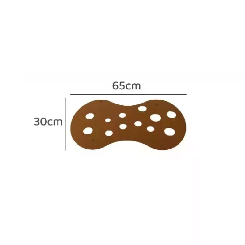 Splicing Cat Toy Felt Pom Nest Deformable Kitten Tunnel Collapsible Qme