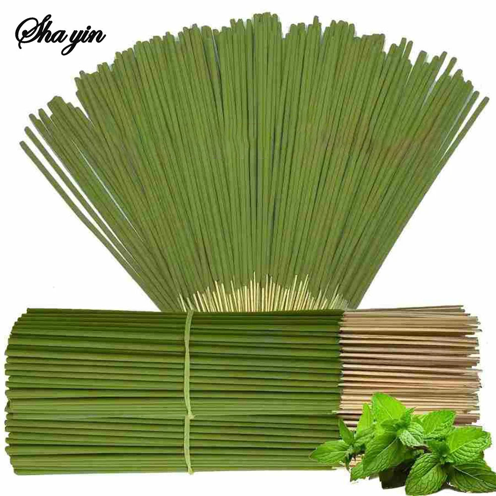 Extended Lemongrass Oil Lemongrass Stick - 45 Minute Burning Time, Artificial Wood Summer Fragrance for Home, Camping, Courtyard Qme
