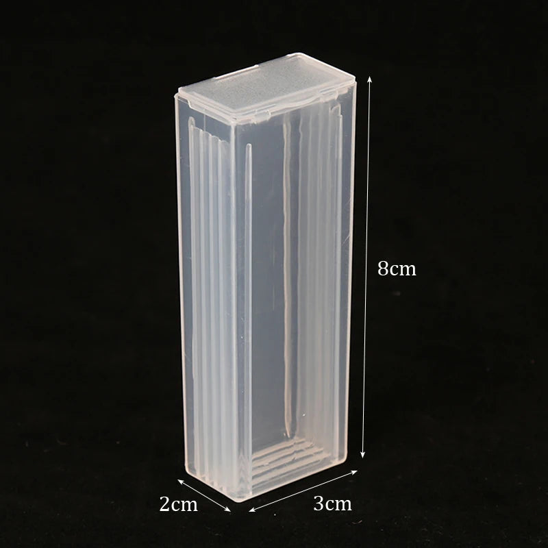 Plastic Microscope Slide Packing Box Portable Laboratory ABS Slides Qme