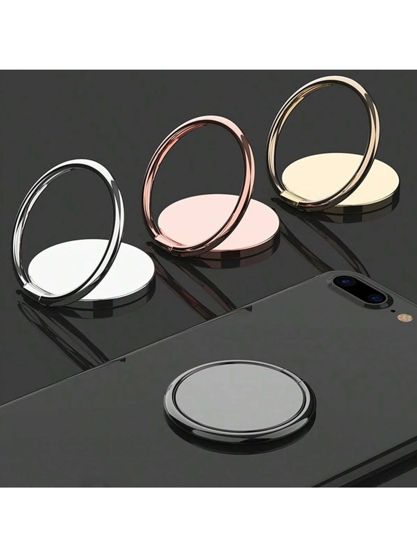 Can Rotate 360 Degrees 1 Rotating Circular Magnetic Metal Ring Buckle Qme