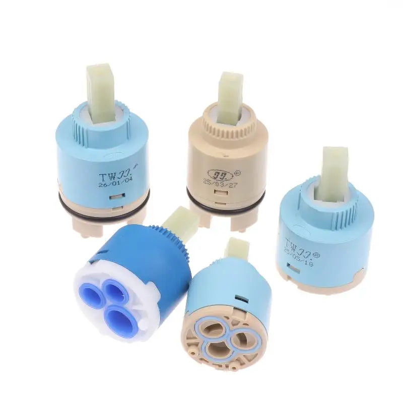 1Pc Plastic Ceramic Cartridges Ceramic Disc Cartridges Mixer Faucet Thermostatic Cartridges Faucet Disc Valve For Mixer 35/40mm. Qme