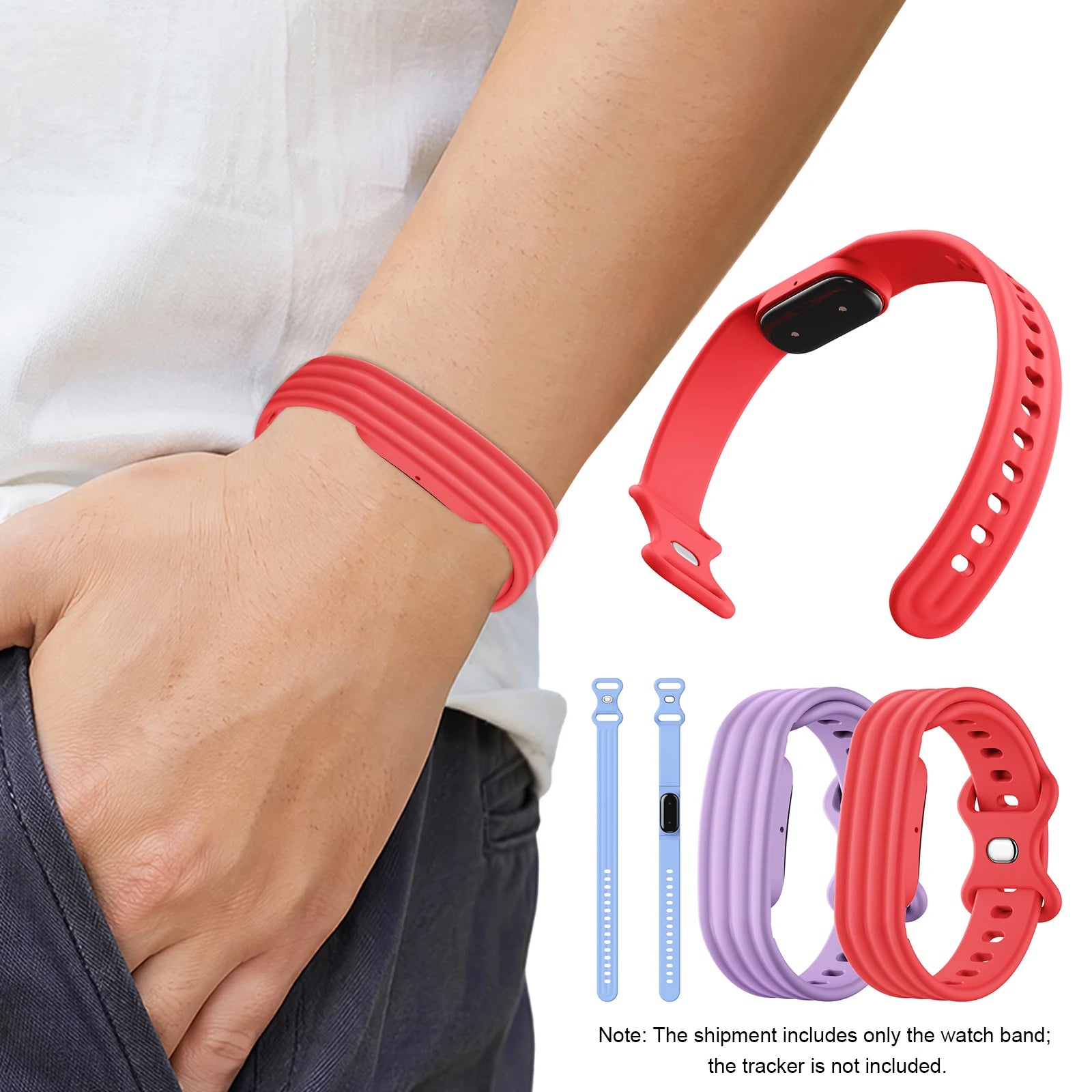 Silicone Sport Band For Google Fitbit Air Outdoor Armor Sports Strap Adjustable Buckle Replacement Straps for Everyday Wear Qme