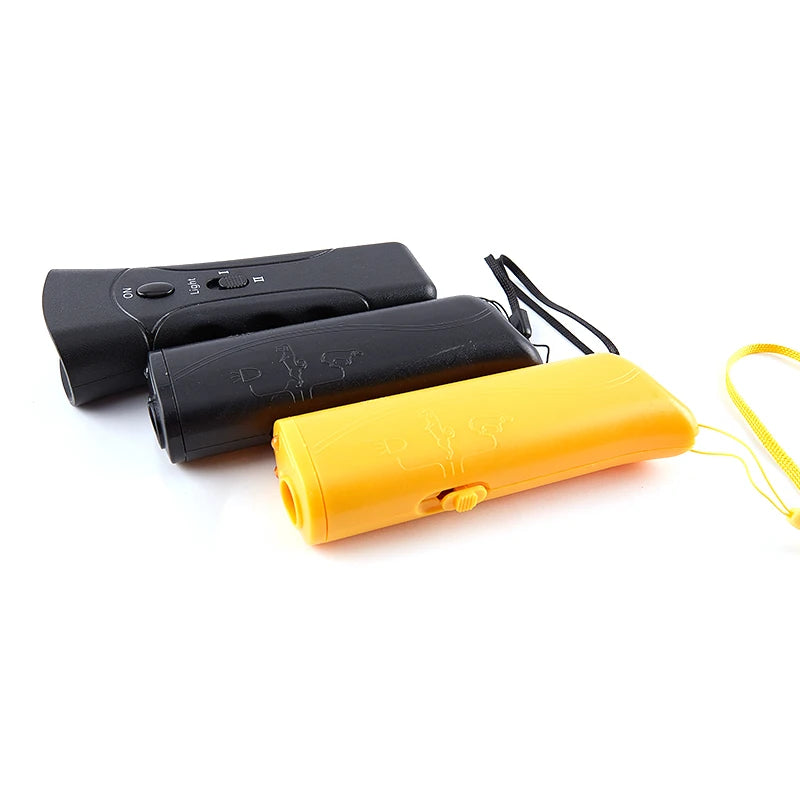 1PC Pet Dog Repeller Anti Barking Stop Bark Training Device Trainer LED Ultrasonic Anti Barking Ultrasonic Without Battery. Qme
