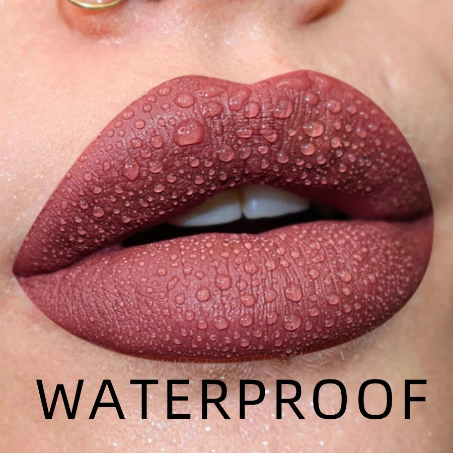 19-color Matte Lip Gloss Nude Liquid Lipstick Waterproof Long Lasting Qme 16