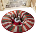 3D Rug Mat Floor Christmas Decor Round Quilted Holiday Bathroom Qme China Mainland C