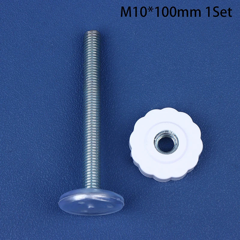 1Set White M8 M10 Baby Gate Spare Kit Pressure Fit Spindles Screw Bolts For Safety Gates Gate Accessories Bolts Qme A5