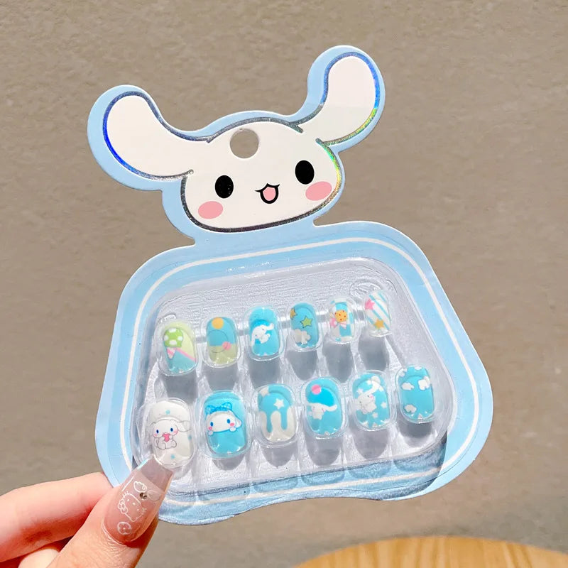 Hello Kitty Kuromi Nail Stickers Safe, Non-Toxic, Odorless Nail Decals New Removable Stickers Qme 5