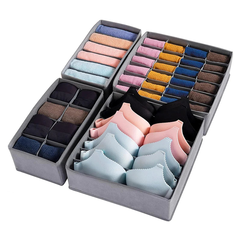 Household Wardrobe Box Cabinet Drawer Organizer Underwear Socks Bra Qme