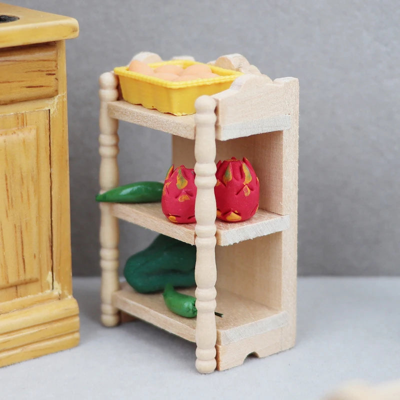 Cabinet Furniture Model Decor Toy Doll House Accessories 1 12 Qme