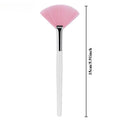 DIY Soft Fan Brush Face Mask Brushes Silicone Applicator Glycolic Qme Pink
