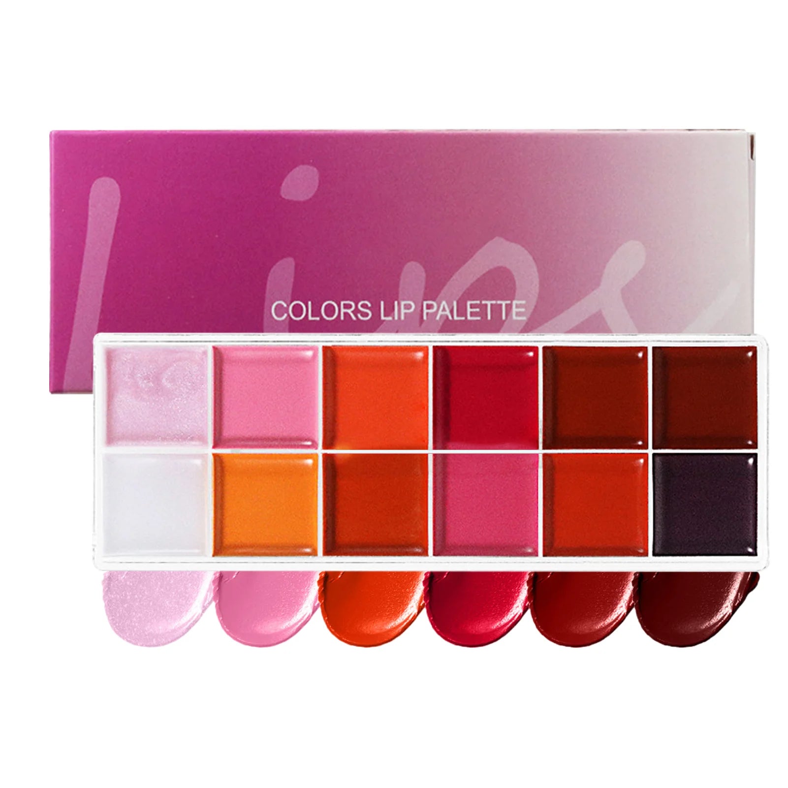 Lip Gloss Palette 10 Colors Jelly Cream Smooth Glosses Tonedd Frozenn Qme 01 China Mainland