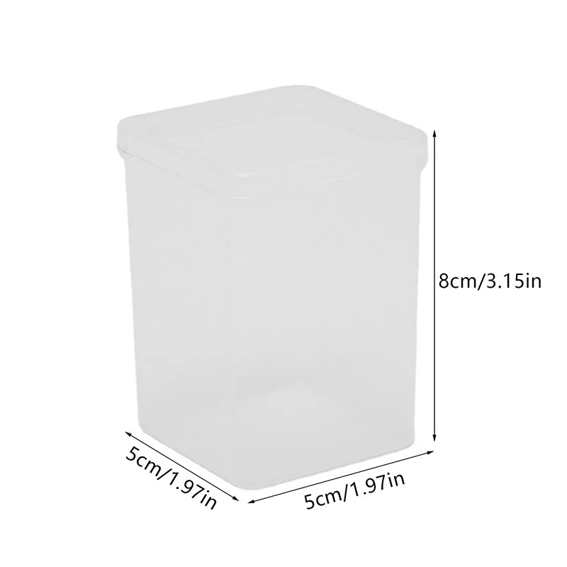 Nail Art Cleaner Tools Remover Pads Organizer Cotton Swab Storage Box Qme Default Title