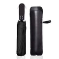 Versatile Black PU Leather Umbrella Storage Pocket Waterproof Easy Qme Default Title