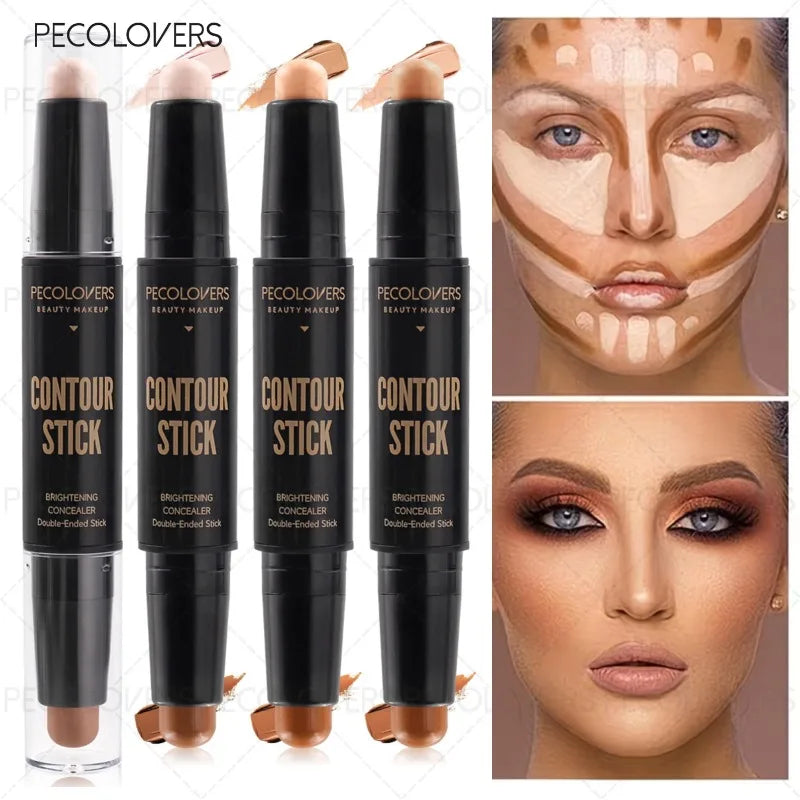Double-ended Concealer Stick Facial Contouring Three-dimensional Face Qme