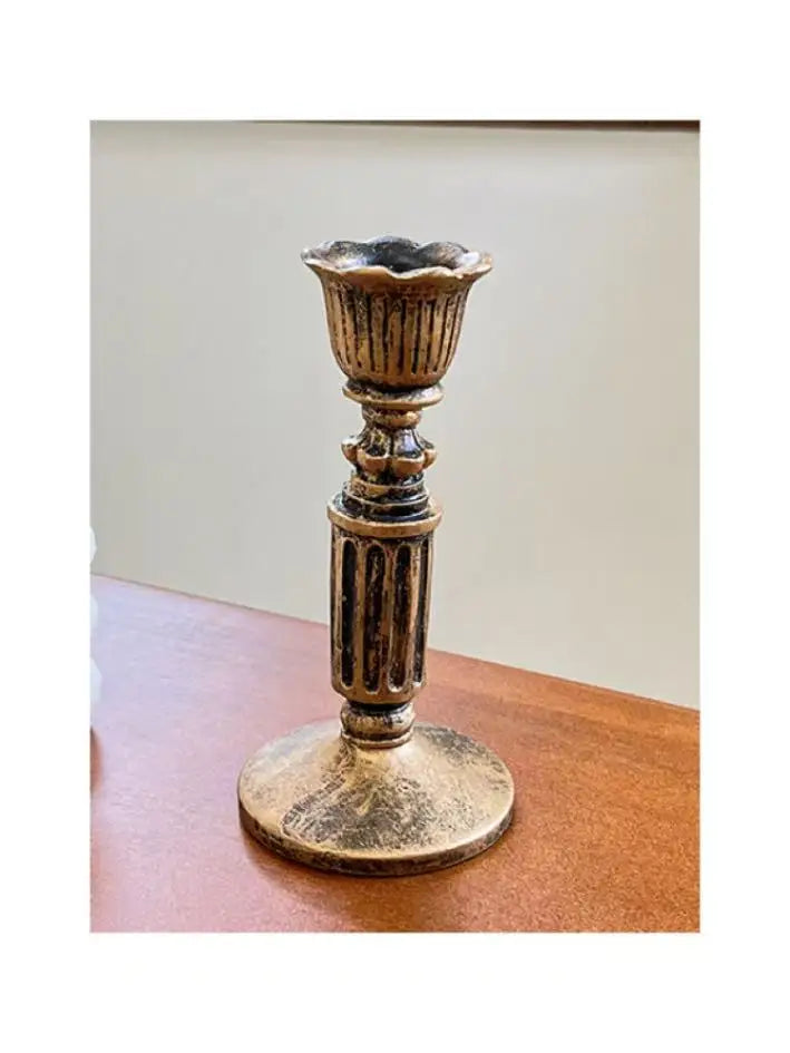 Classic French Gold Candle Holder European Antique Art Decor Elegant Qme B M 1Pc