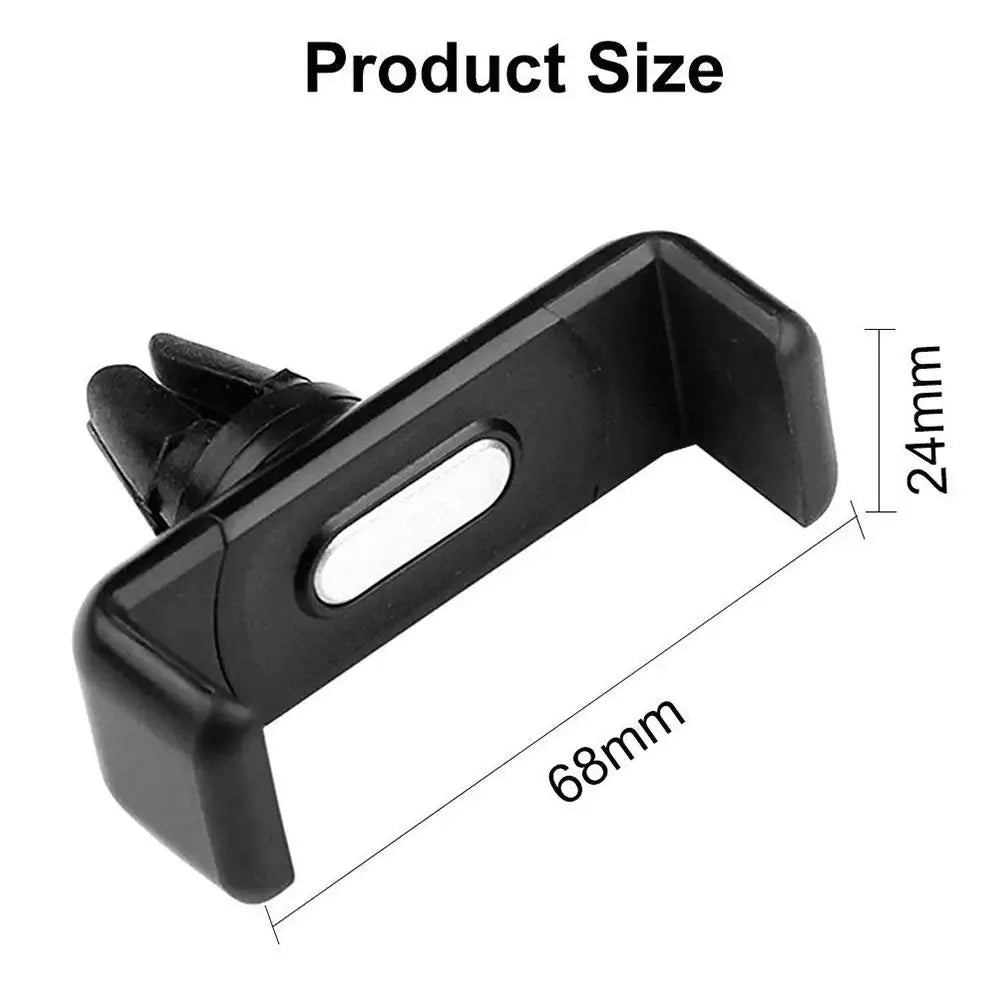 NEW Car Air Outlet Mount Clip Interior Car Phone Holder Universal Mobile Holder ABS Car Mount Phone Support Mobile Phone Holder Qme