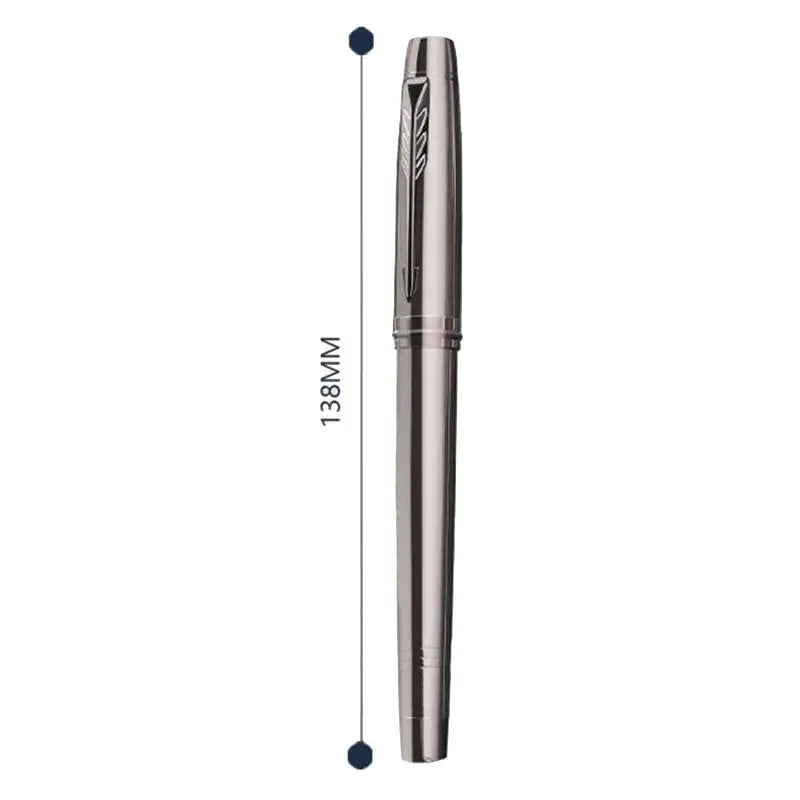 Silver Gray Fountain Pen Medium Creative Daily Writing Lridium Tip Qme