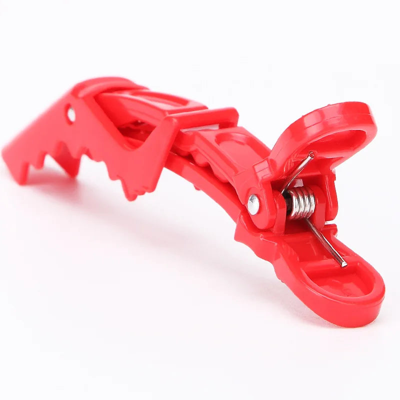 Alligator Hair Clip Hairdressing Clamps Plastic Claw Hairpins Barber Qme