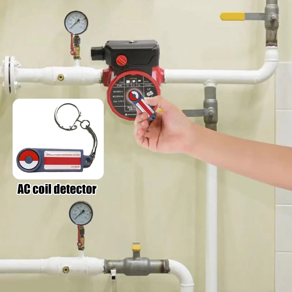 AC Detector AC Air Conditioning Coil Tester Heavy-Duty Key Ring Detection for Home Commercial Equipment Industrial Maintenance Qme