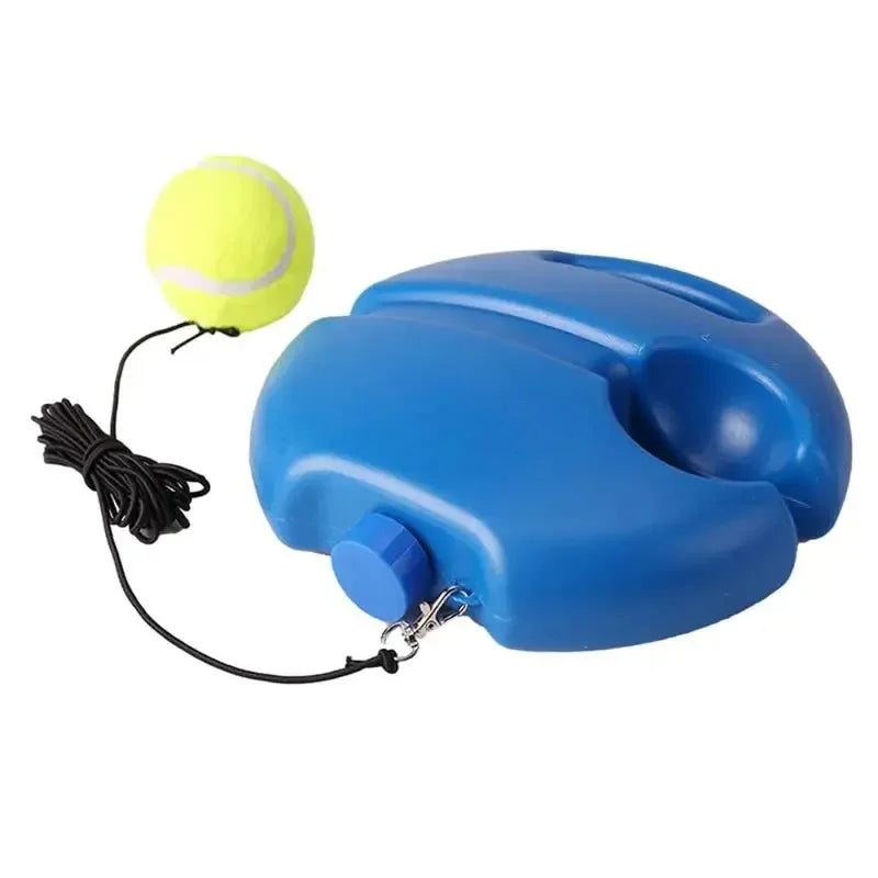 Tennis training assistance base uses elastic rope balls to practice self rebound tennis coach tennis practice tools Qme