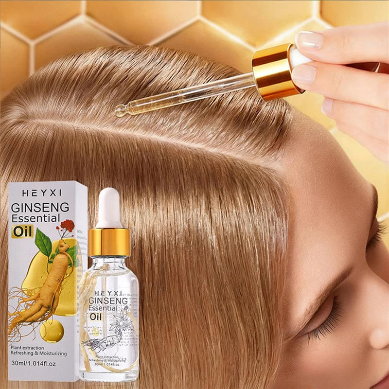 Ginseng Moisturizing Essence Oil Lasting Nourishment Soft Hair Qme