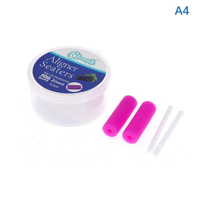 Teeth Chewie Patient Tooth Aligner Chewies Aligners Tray Brackets Qme A4