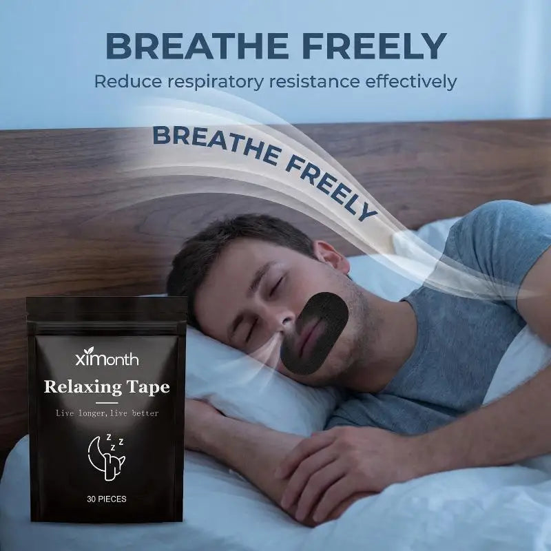 Mouth Taping Solution Relieves Dry Throat Reduces Noise Safe Adhesive Qme