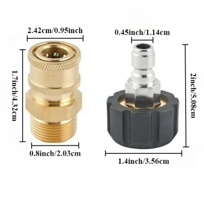 Pressure cleaning machine quick connection kit, quick disconnection kit, quick connection kit Qme