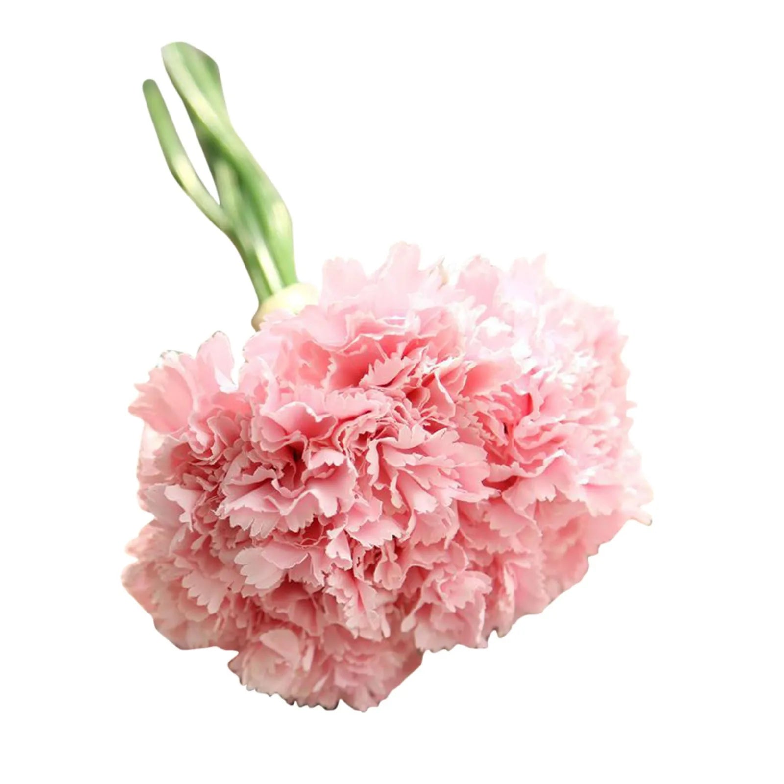 Beautiful Exquisite Successful Carnation Bouquet Holding Flowers Mother's Day Simulation Flower Decoration For Mom Makes Happy Qme