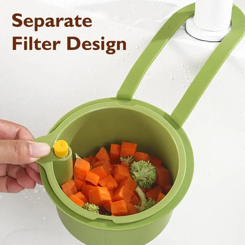 Creative Kitchen Sink Hanging Strainer Basket Detachable Openable Qme