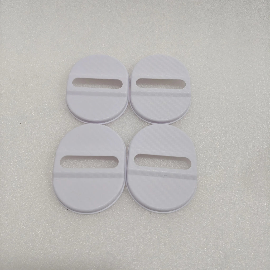 4pcs Car Door Lock Protector Covers, Anti-Rust Plastic Cushion for BMW F30 , Universal Car Door Accessory Protection Sleeve Qme