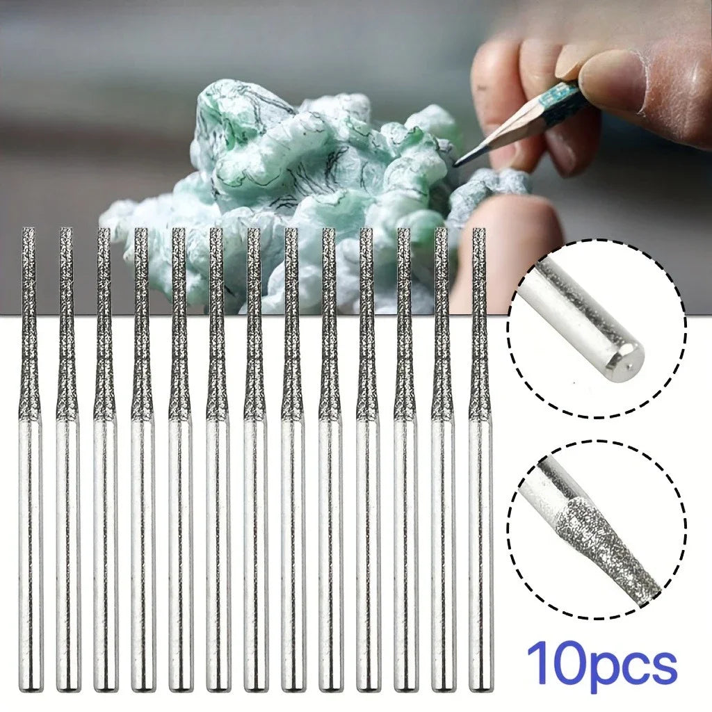 Diamond Drill Bit Plug Jewelry Engraving Hole Tool Qme