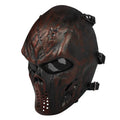 Men's Skull Warrior Mask Cool Camouflage Party Cosplay Accessory Unique Birthday Gift for Boyfriend Horror Game Party Decoration Qme Copper Skull