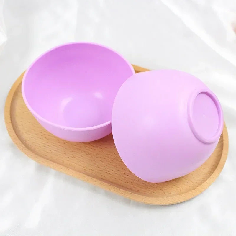 Face Mask Mixing Bowl Set Facial Skin Care Tools Kit Silicone Mask Brush Facial Applicator Spatula Measure Spoon Beauty Supplies Qme 1PC Purple Bowl