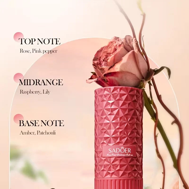Peach Extract Body Perfume Roll-on Deodorant Long Lasting Fragrance Qme