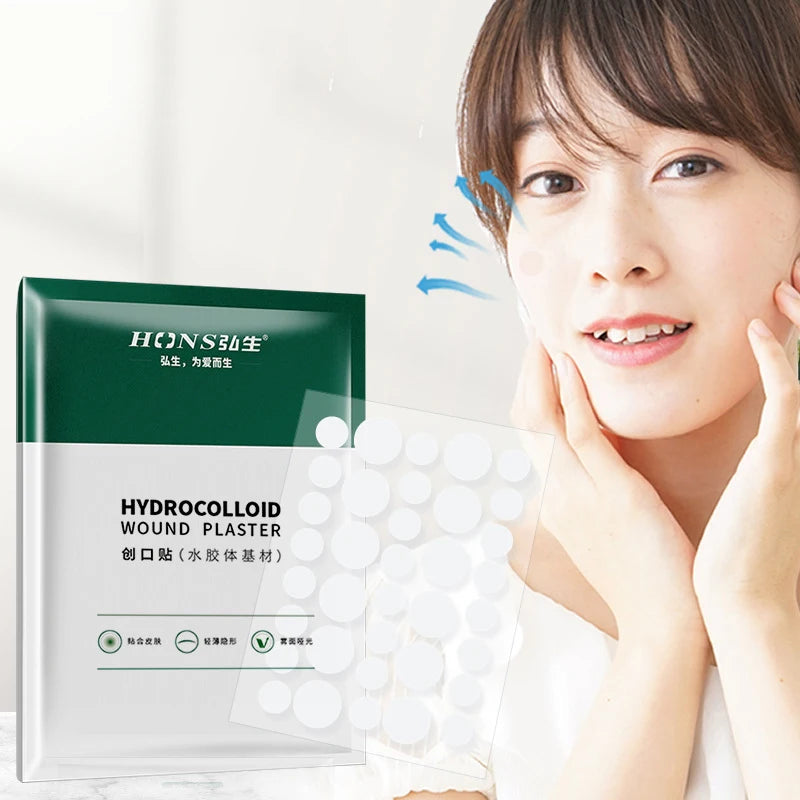 Face Skin Care Invisible Acne Patches Removal Pimple Hydrocolloid Qme