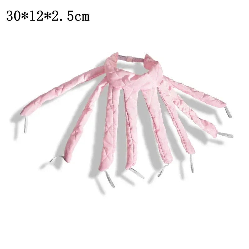  Lazy Octopus Curler Hair Rollers Heatless Headband Curls Ribbon Sleeping Soft Wave Formers No Heat Curls Ribbon Styling Tools Qme PK