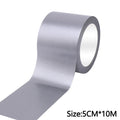 ^1Roll Super Sticky Pipe Repair Tape Waterproof Strong Seal Carpet Tape DIY Home Decoration Adhesive Carpet Binding Fix Tape Qme 5cmX10m Silver