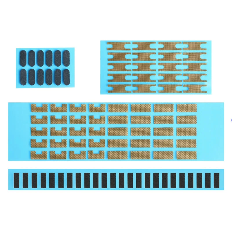 Mechanical Keyboard Steel Plate Satellite Shaft Repair Gasket Satellite Shaft Lower Pad Stabilizer Repair Tool Antistatic EVA Qme Plate Stabilizer
