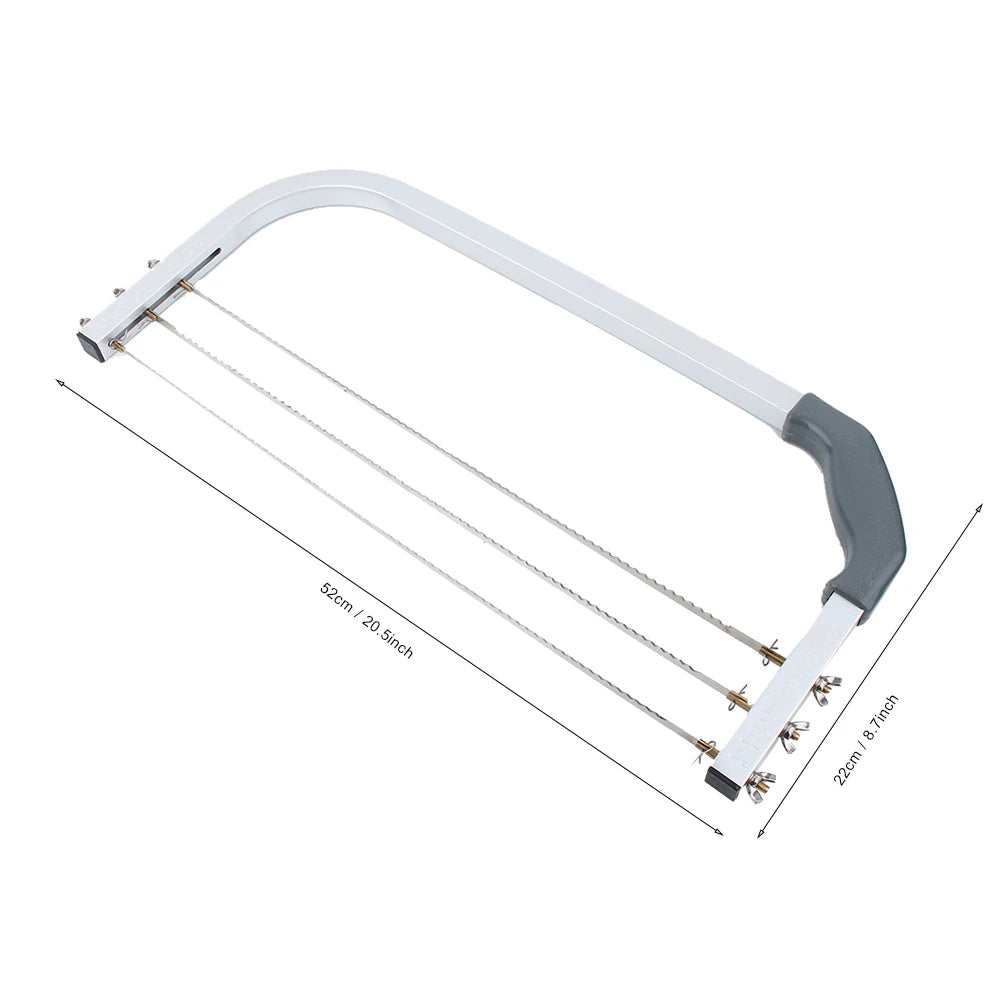 Adjustable Wire Cake Leveler Cutter Stainless Steel Cake Slicer Layer Cutting Tool for DIY Baking Kitchen Tool Qme