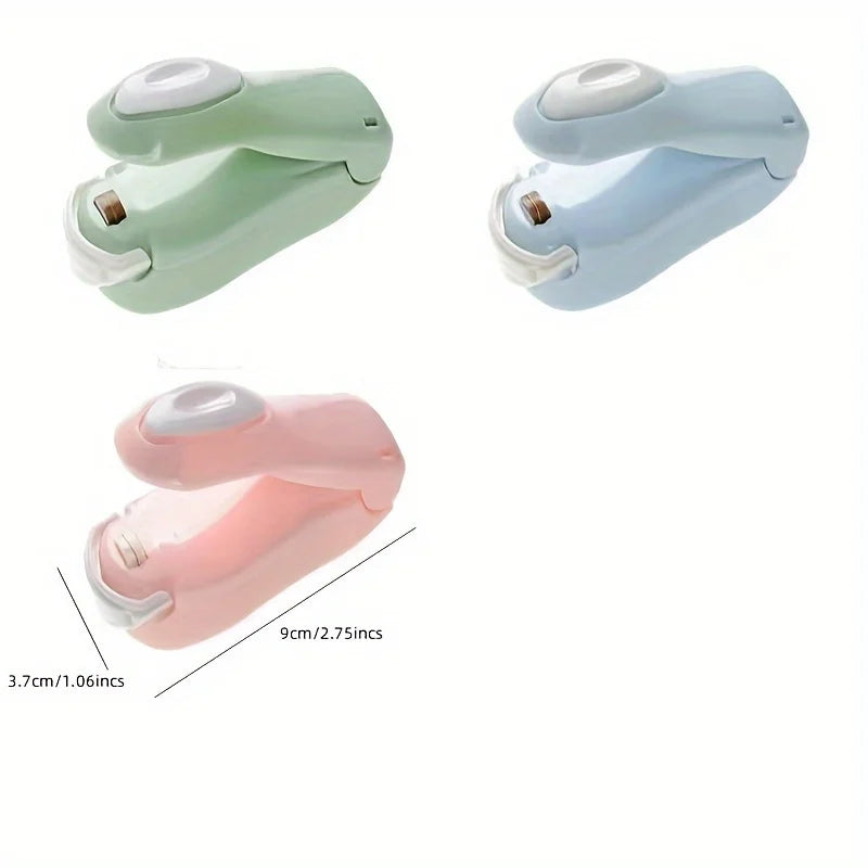 1pc Mini Household Portable Sealing Machine, Hand Pressure, Heat Sealing Machine, Food, Snacks, Plastic Bag Sealing Machine Qme