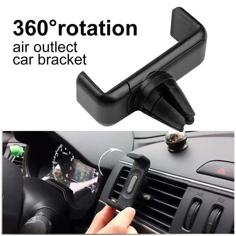 NEW Car Air Outlet Mount Clip Interior Car Phone Holder Universal Mobile Holder ABS Car Mount Phone Support Mobile Phone Holder Qme