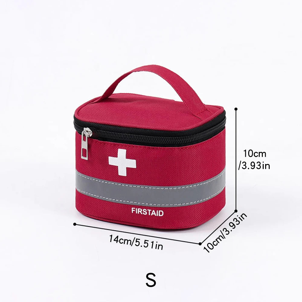 1PC Portable Medicine Bag Travel Outdoor Storage Health Kit Medicine Kit Travel Family Medicine Home Cloth Medicine Kit Qme