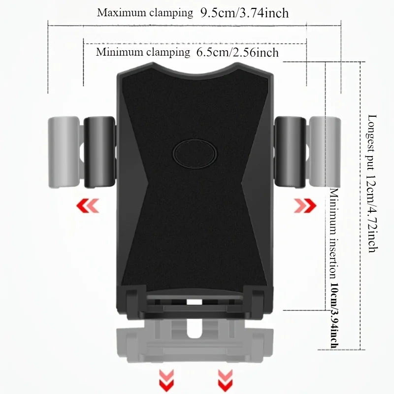 Waterproof Motorcycle Bike Mobile Phone Holder Support Universal Bicycle GPS 360° Swivel Adjustable Motorcycle Cellphone Holder Qme